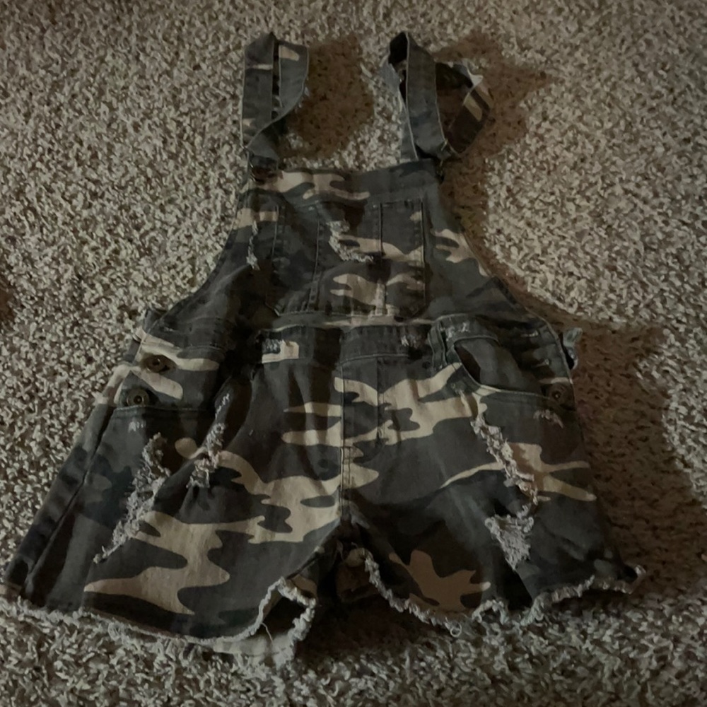 Camo overalls